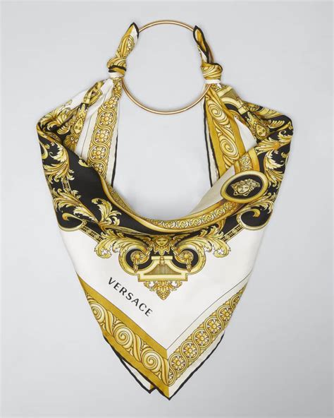 cheap versace silk scarves|versace printed silk scarf.